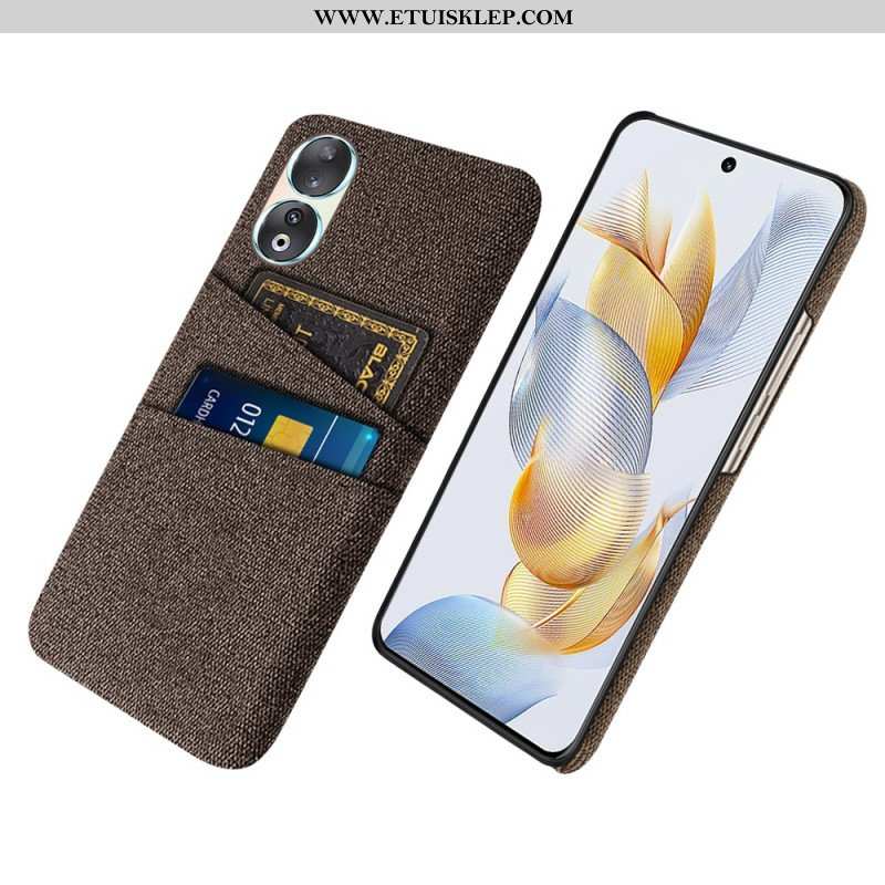 Etui do Honor 90 Materiałowe Etui Na Karty